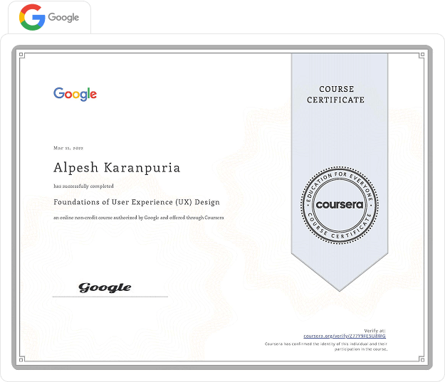 Google UX Certification